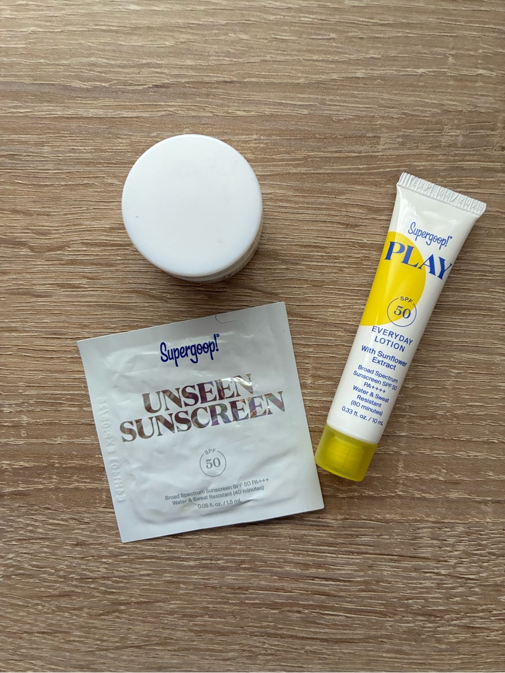 Mini Sunscreen Moisturizer Bundle - 3 Pieces